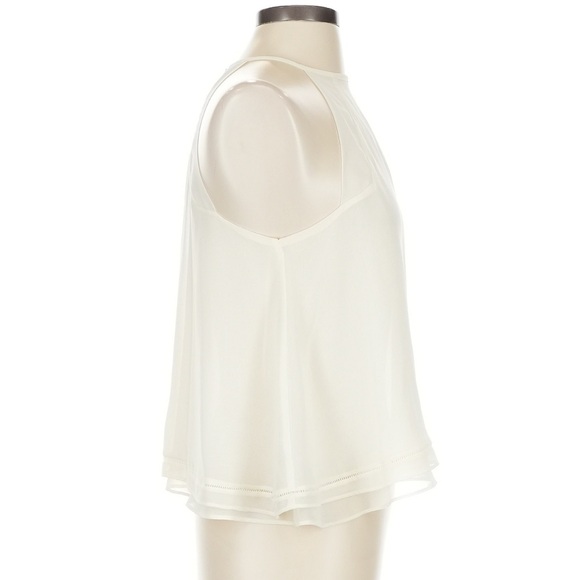NWT: Zara Flowing Double Tiered Halter Style Sleeveless Blouse• X-Small - Picture 4 of 6